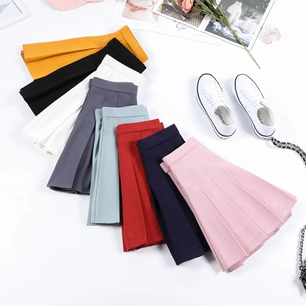 Women's Long 43cm Stretch Pleated Skirt High Waist A-Line Slimming Elastic Waist Summer Short Skirt
Women's Long 43cm Stretch Pleated Skirt High Waist A-Line Slimming Elastic Waist Summer Short Skirt