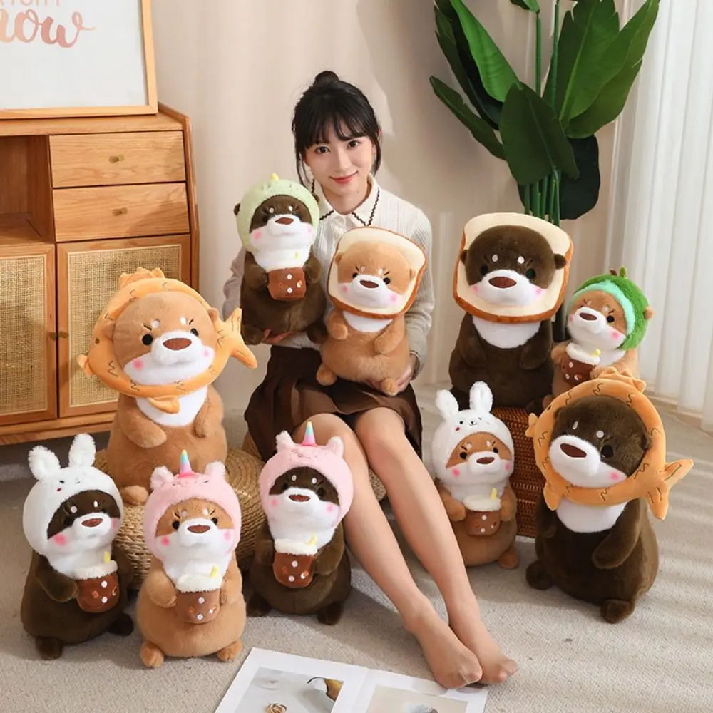 Soft Material Otter Plush Toy Lovely Design Headgear design Cartoon Animal Toy Transformable 30/40cm Soft Otter Toy
Soft Material Otter Plush Toy Lovely Design Headgear design Cartoon Animal Toy Transformable 30/40cm Soft Otter Toy