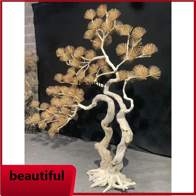 X Simulation fake tree ornament, large pine tree shape decoration, bonsai branches, solid wood carving landscaping
X Simulation fake tree ornament, large pine tree shape decoration, bonsai branches, solid wood carving landscaping