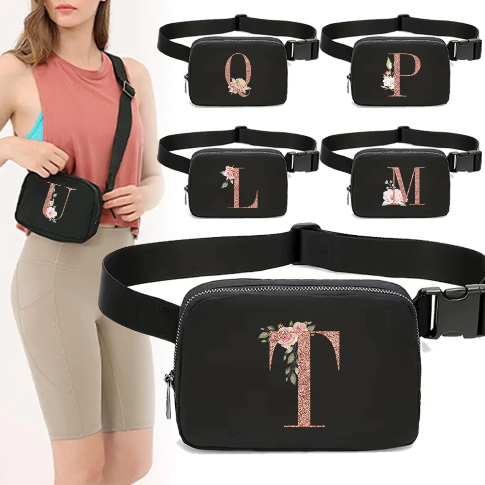 Waist Bag for Men and Women Lulu Waist Bag Rose Gold Series Adjustable Shoulder Straps Canvas Material Outdoor Fitness Bags
Waist Bag for Men and Women Lulu Waist Bag Rose Gold Series Adjustable Shoulder Straps Canvas Material Outdoor Fitness Bags