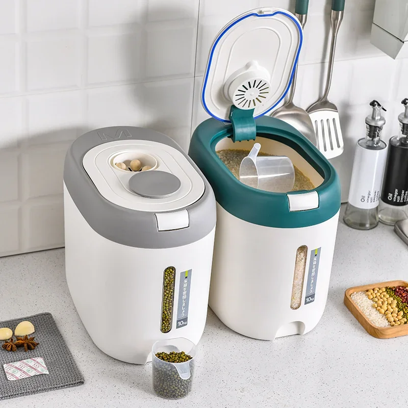 Japanese Simple Kitchen Located on The Ground Grain Storage Bucket Sealed, Moisture Proof Dust Proof, Large Capacity Rice Bucket
Japanese Simple Kitchen Located on The Ground Grain Storage Bucket Sealed, Moisture Proof Dust Proof, Large Capacity Rice Bucket