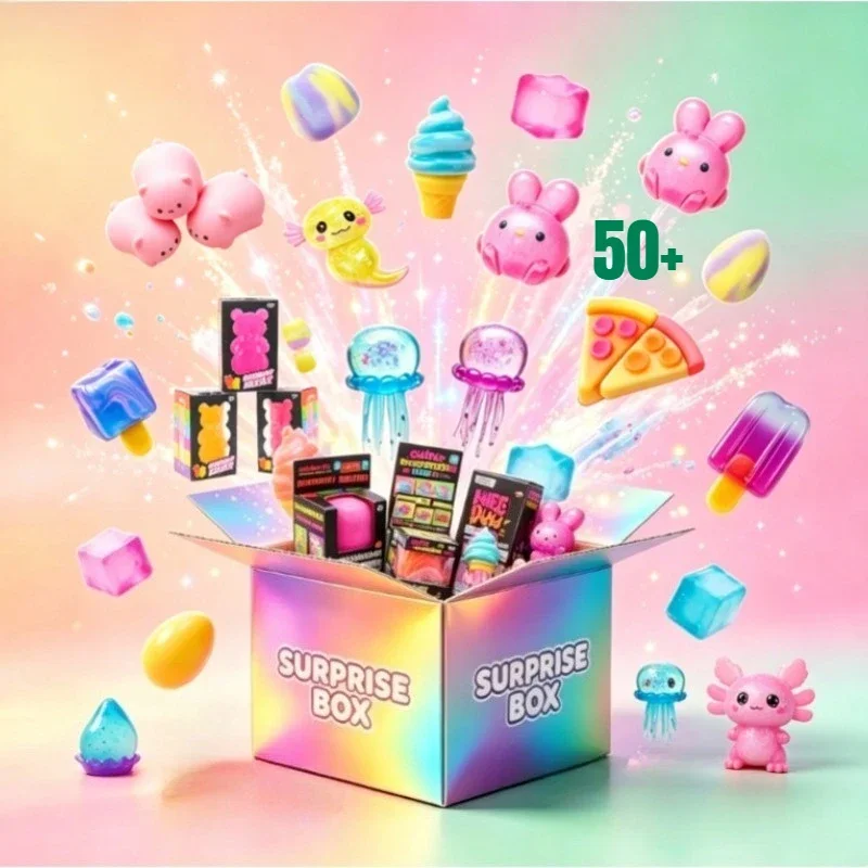 HOT 2026 50+ Assorted Styles Rainbow Surprise Squishy Mystery Blind Box, Receive 1 Random Squeeze Fidget Sensory Toy, Cute Stress Relief Toy, Ideal Kids Party Favor & Birthday Present
HOT 2026 50+ Assorted Styles Rainbow Surprise Squishy Mystery Blind Box, Receive 1 Random Squeeze Fidget Sensory Toy, Cute Stress Relief Toy, Ideal Kids Party Favor & Birthday Present