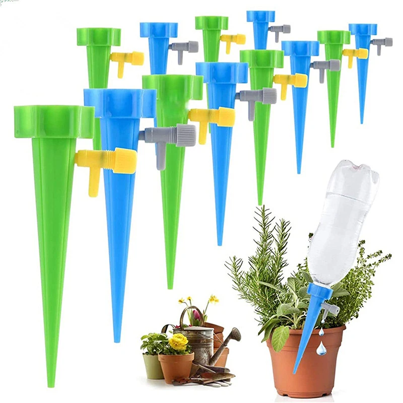 10pcs Auto Drip Irrigation Watering System Self-Watering Kits Automatic Waterers Drip Indoor Plant Watering Device Garden Gadget
10pcs Auto Drip Irrigation Watering System Self-Watering Kits Automatic Waterers Drip Indoor Plant Watering Device Garden Gadget