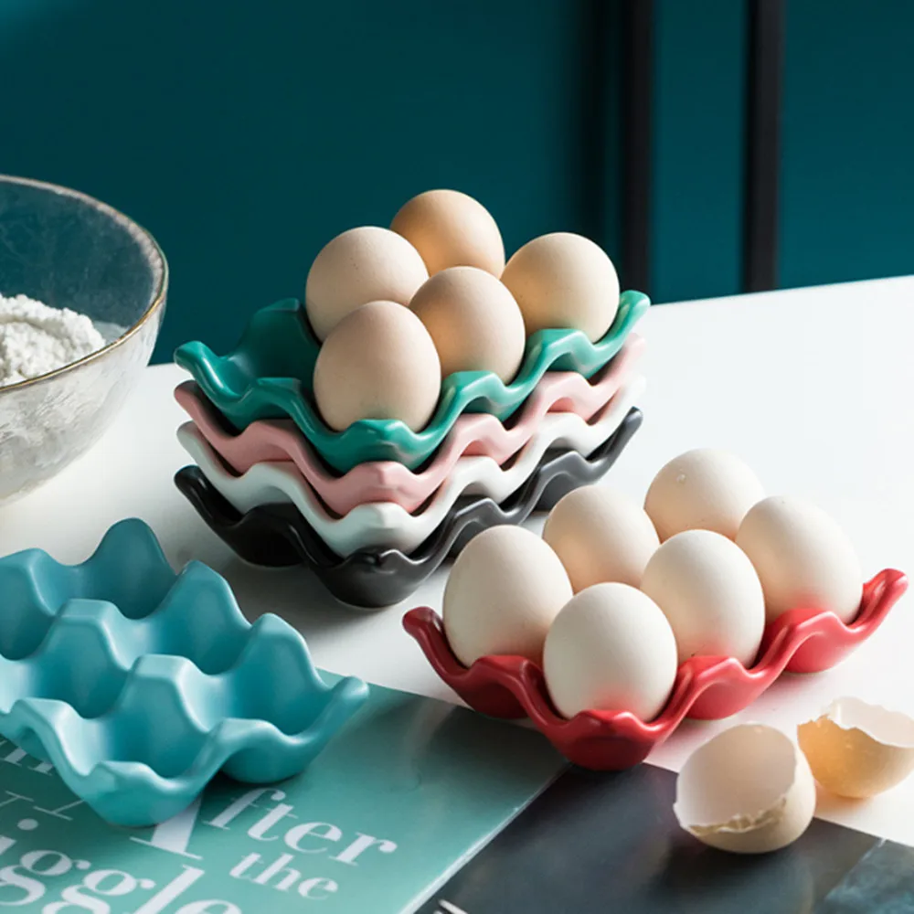 6 Grids Egg Tray Holder Ceramic Anti-Slip Refrigerator Shockproof Storage Box Home Organization
6 Grids Egg Tray Holder Ceramic Anti-Slip Refrigerator Shockproof Storage Box Home Organization