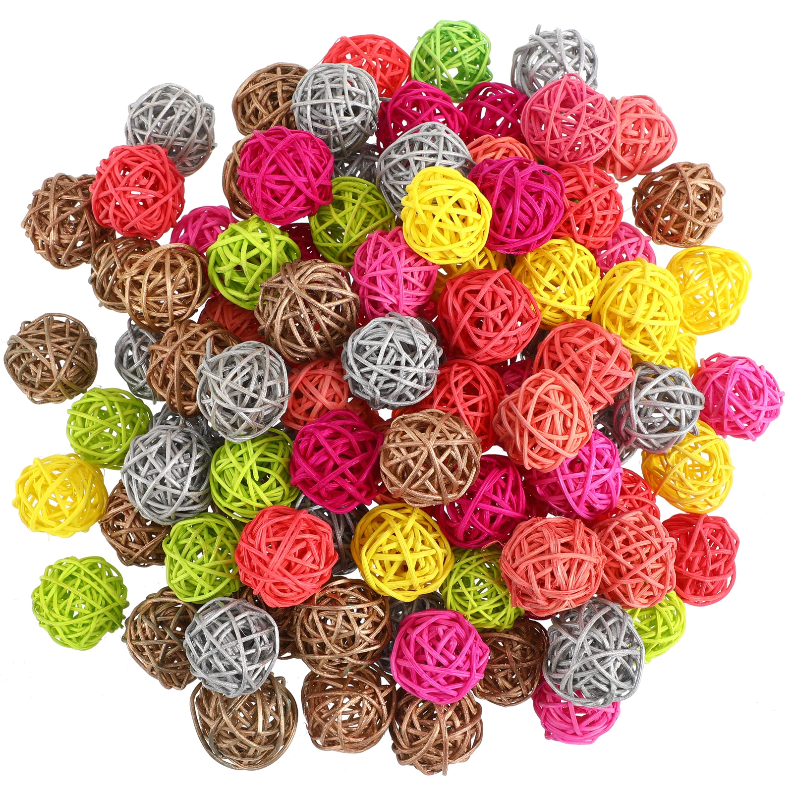 100pcs Aromatherapy Rattan Balls Natural Colored Orbs for Vase Filler Craft Project Wedding Ornament Christmas Decor
100pcs Aromatherapy Rattan Balls Natural Colored Orbs for Vase Filler Craft Project Wedding Ornament Christmas Decor
