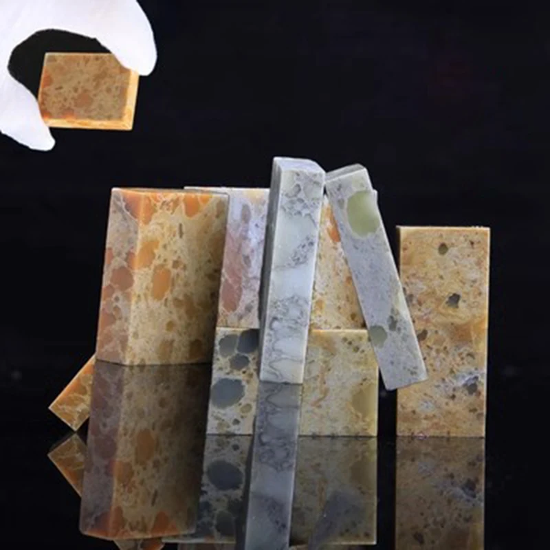 Квадратная круглая пустая печать Dong Stone, резьба, китайский именной штамп, практика запечатывания букв, товары для рукоделия, разные размеры