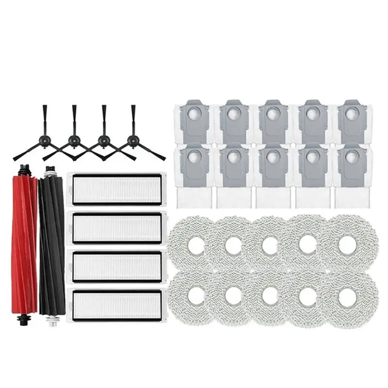 A50F-Compatible For Roborock Qrevo Master Replacement Main Side Brush HEPA Filter Mop Pads Dust Bag Spare Part Accessories
A50F-Compatible For Roborock Qrevo Master Replacement Main Side Brush HEPA Filter Mop Pads Dust Bag Spare Part Accessories