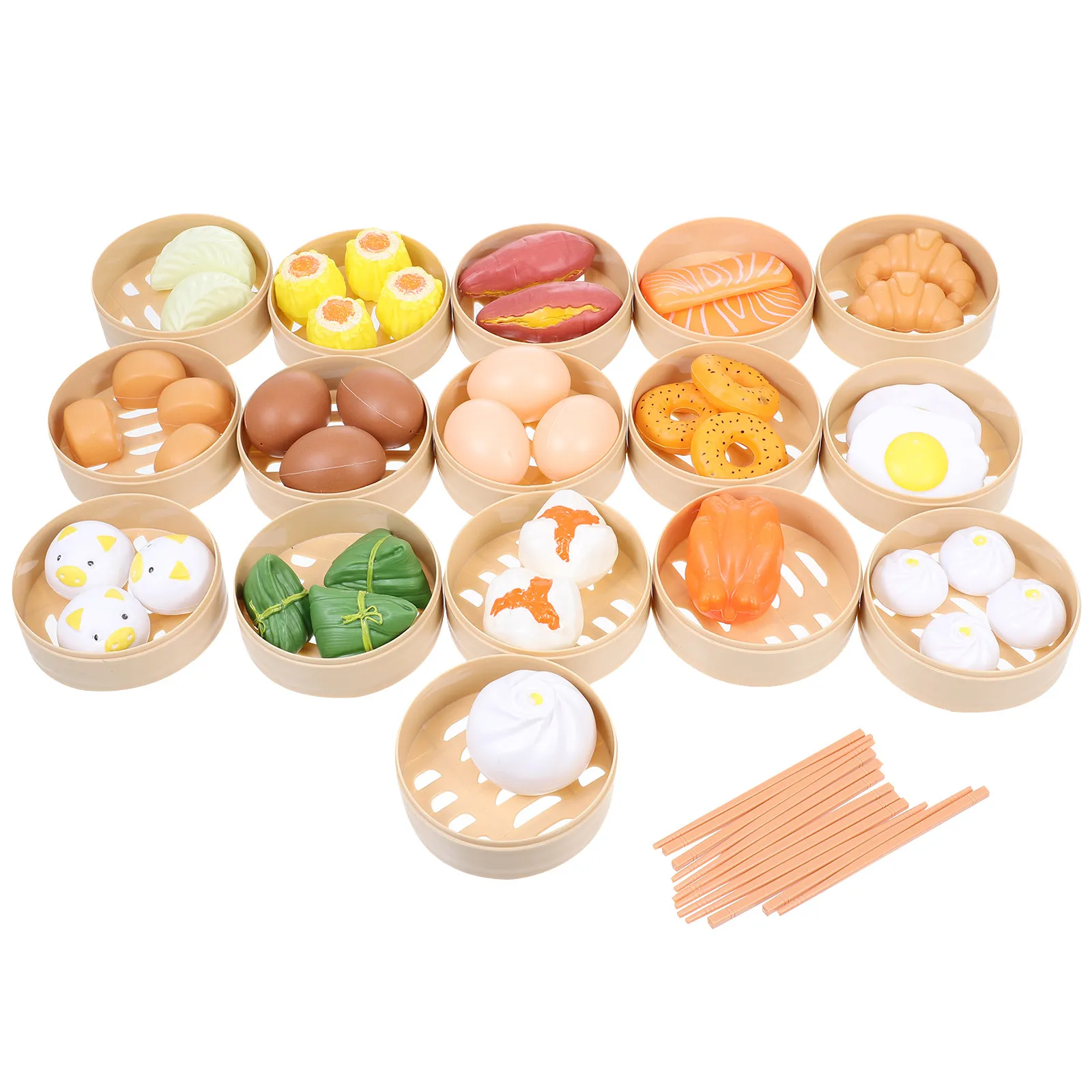 1Set Mini Steamer Food Set Realistic Simulation Kitchen Accessory for Dollhouse Scene Decoration Play Gift
1Set Mini Steamer Food Set Realistic Simulation Kitchen Accessory for Dollhouse Scene Decoration Play Gift