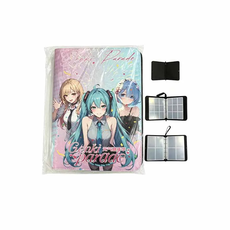 Card Anime Photo Album Collect Album Loose Leaf PU Zipper Game King Fans Card Pack Toys Figure Card Storage Bag holiday gifts
Card Anime Photo Album Collect Album Loose Leaf PU Zipper Game King Fans Card Pack Toys Figure Card Storage Bag holiday gifts