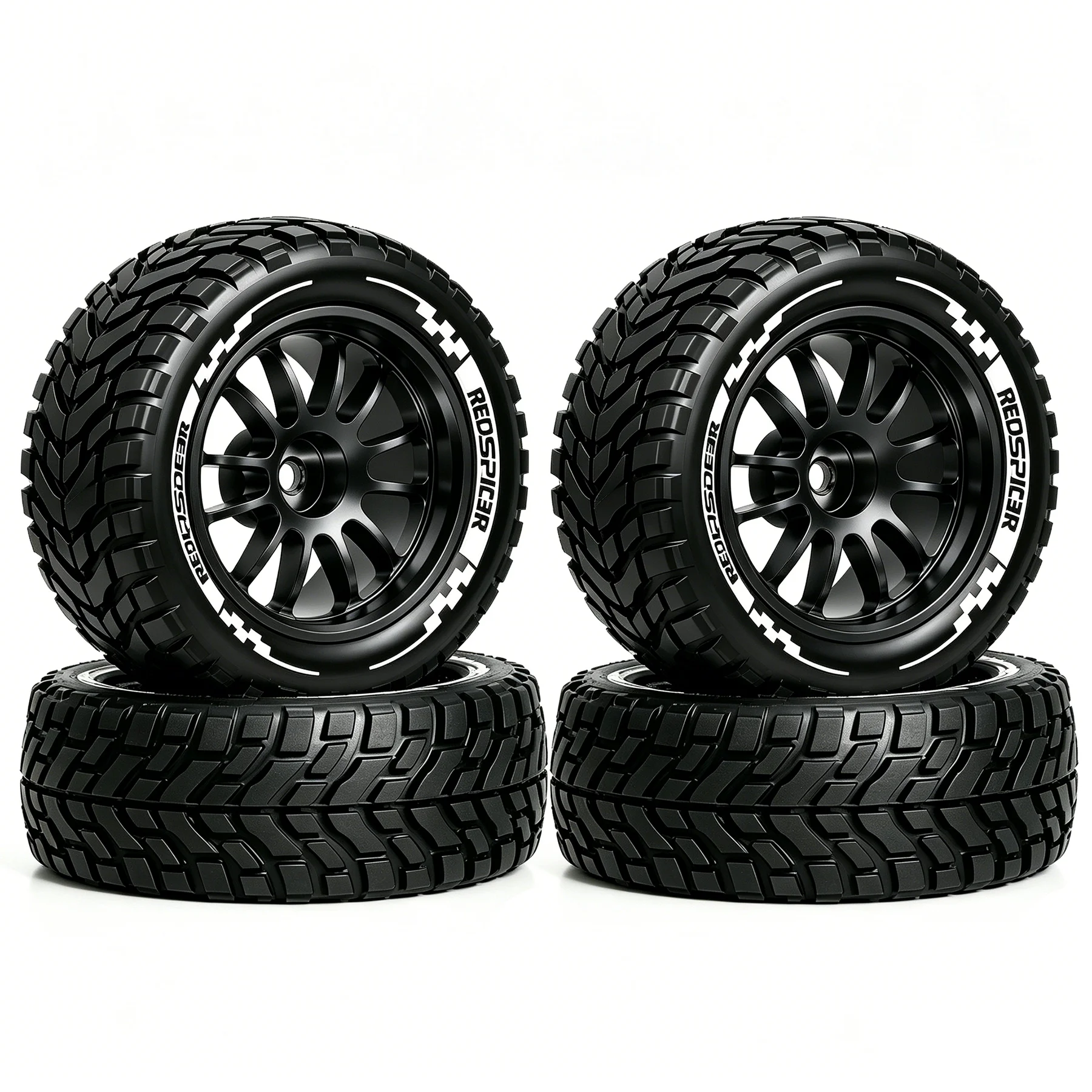 4Pcs Metal Wheel Rubber Tire Set For 1/10 RC On Road Touring Drift Car Tamiya WLtoys Kyosho HSP Upgrade Parts
4Pcs Metal Wheel Rubber Tire Set For 1/10 RC On Road Touring Drift Car Tamiya WLtoys Kyosho HSP Upgrade Parts