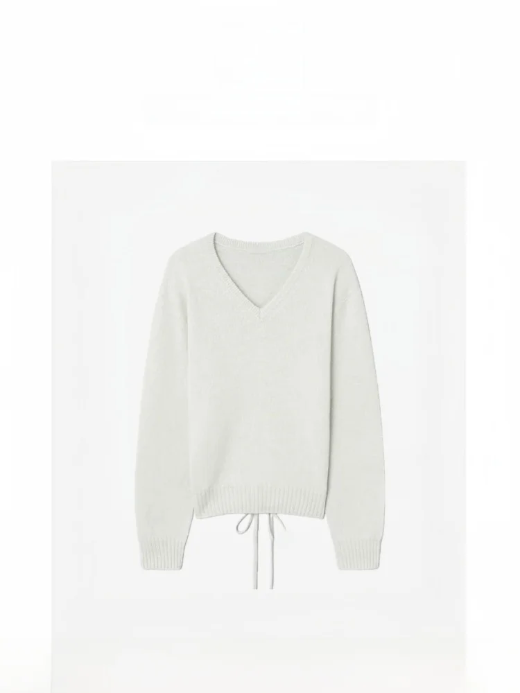 Комплект из вязаного топа Barnnet Net V-ne с поясом и асимметричной юбкой, женский, в корейском стиле, свободный крой, длинный рукав, термо, модный
Комплект из вязаного топа Barnnet Net V-ne с поясом и асимметричной юбкой, женский, в корейском стиле, свободный крой, длинный рукав, термо, модный