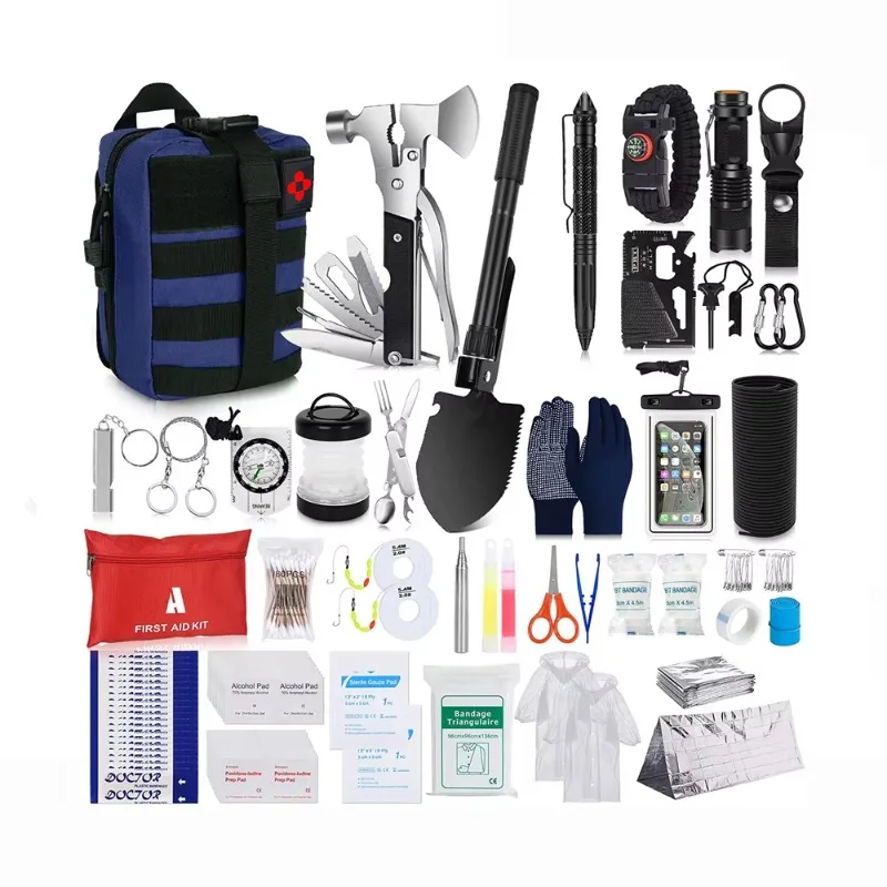 Multifunctional disaster wilderness survival emergency first aid survival kit car keychain with multifunctional axe shovel
Multifunctional disaster wilderness survival emergency first aid survival kit car keychain with multifunctional axe shovel