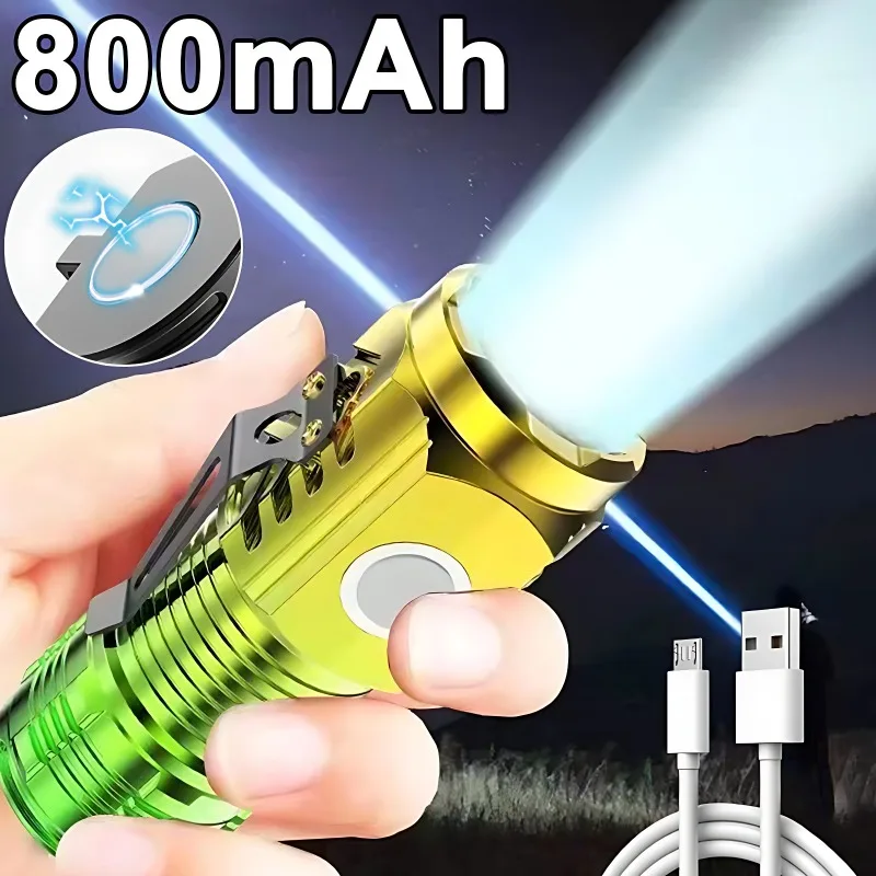 Мощный светодиодный мини-фонарик, 5 режимов, USB-зарядка, с зажимом для ручки, уличный портативный фонарь для экстренных ситуаций, кемпинга, рыбалки
Мощный светодиодный мини-фонарик, 5 режимов, USB-зарядка, с зажимом для ручки, уличный портативный фонарь для экстренных ситуаций, кемпинга, рыбалки