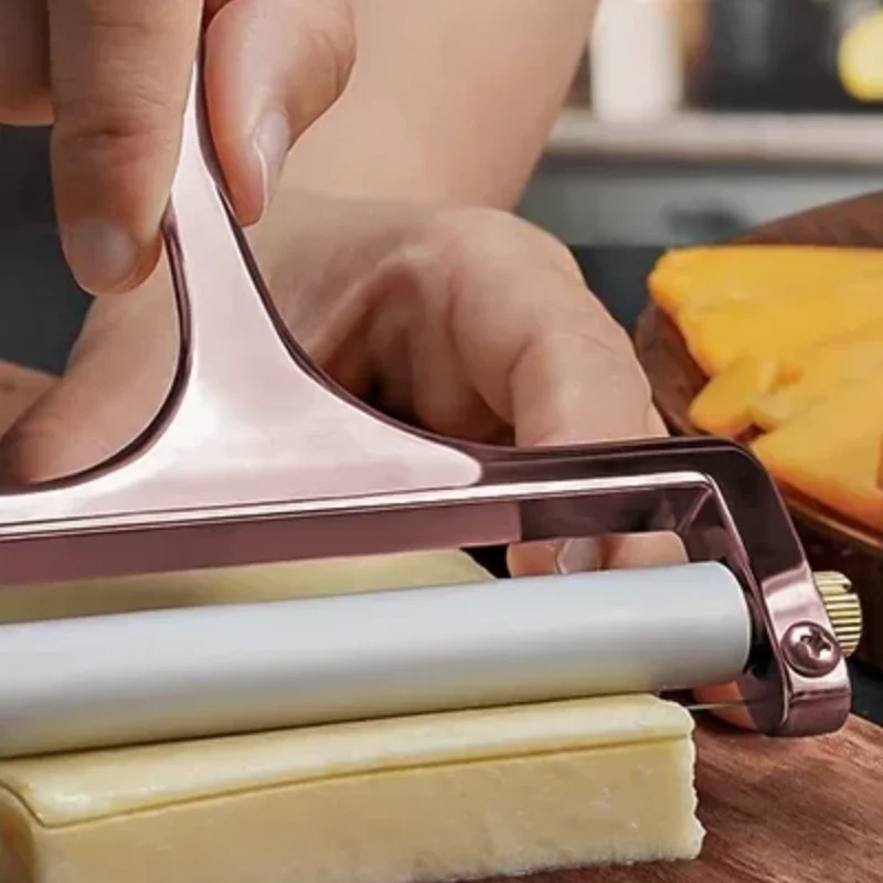 1Pcs Cheese Slicer & Cheese Cutter - Adjustable Stainless Steel Wire Cheese Cutter With 2 Extra Wires - Cheese Shaver
1Pcs Cheese Slicer & Cheese Cutter - Adjustable Stainless Steel Wire Cheese Cutter With 2 Extra Wires - Cheese Shaver