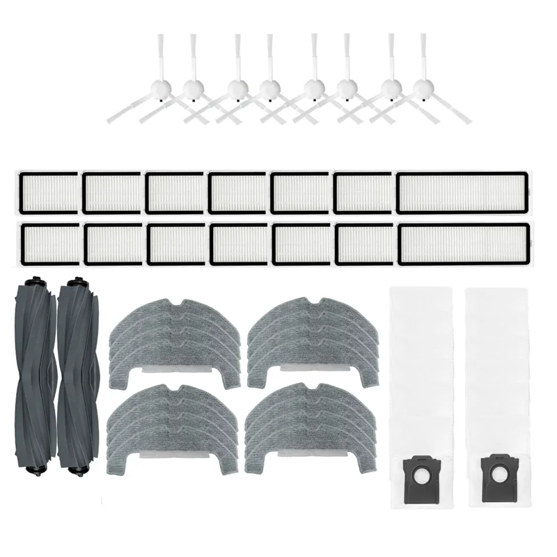 For Dreame D10 Plus Gen 2 RLD32GD Replacement Parts Accessories Rubber Brush, Side Brush, Hepa Filter, Mop Cloth, Dust Bag
For Dreame D10 Plus Gen 2 RLD32GD Replacement Parts Accessories Rubber Brush, Side Brush, Hepa Filter, Mop Cloth, Dust Bag