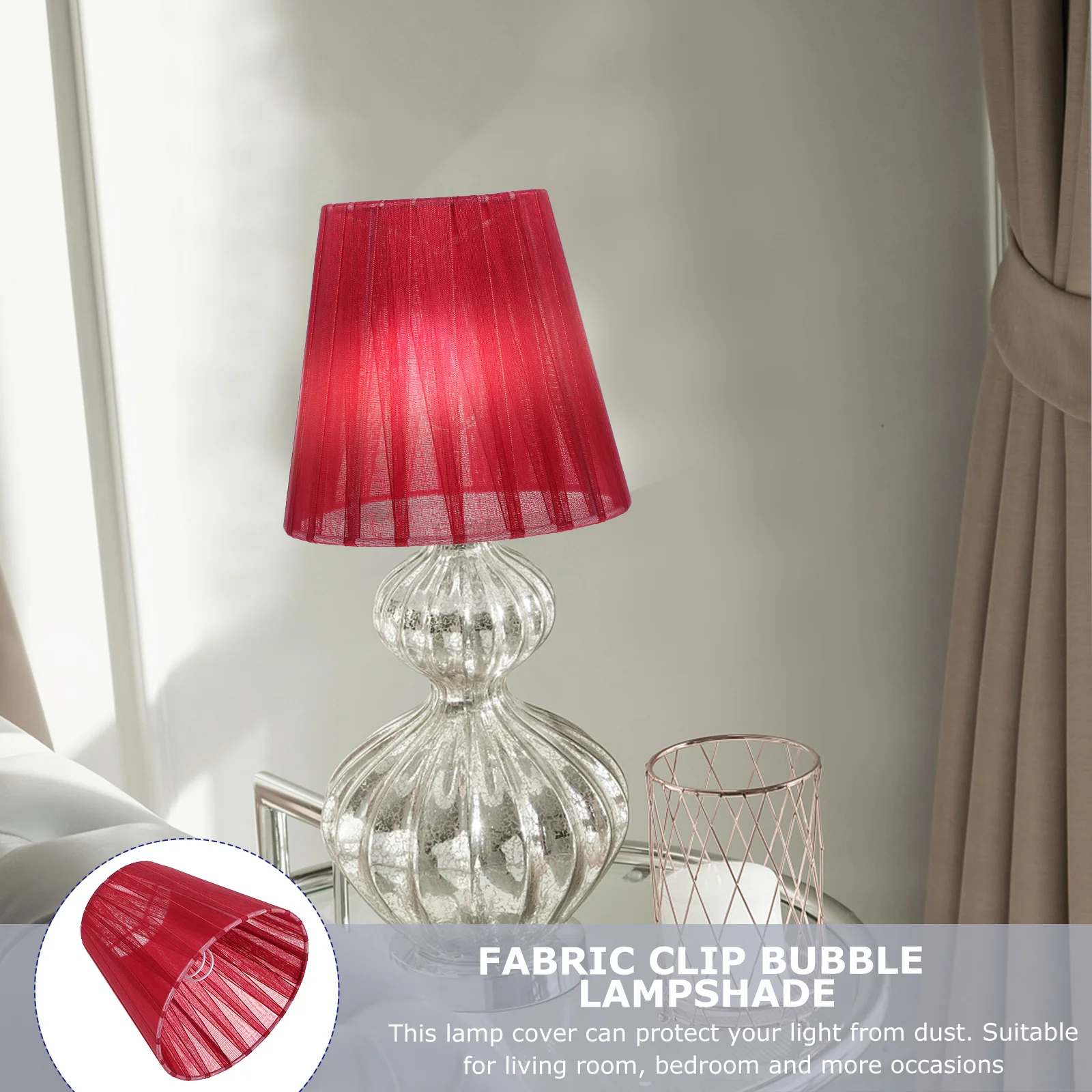 2pcs Clip Bulb Lamp Shade Translucent Gauze For Ceiling Wall Floor Lamp Dust Protection Decorative Light Diffuser Cover
2pcs Clip Bulb Lamp Shade Translucent Gauze For Ceiling Wall Floor Lamp Dust Protection Decorative Light Diffuser Cover