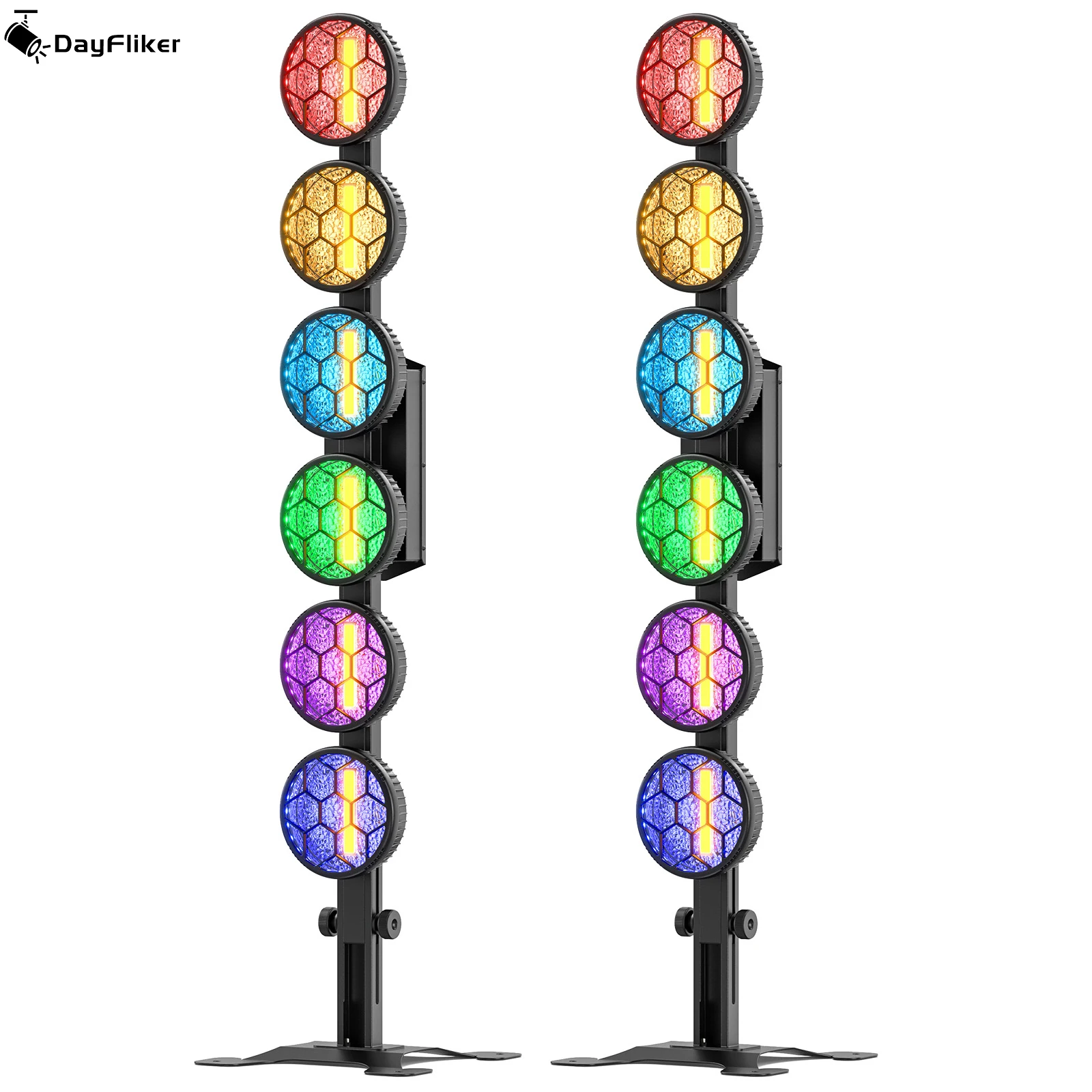 DayFlicker 2Pcs 350W 6-LED COB Linear Vintage Light Stage Light 1-20Hz Flash DMX512 15/33CH For Concert Weddings Nightclub Dance
DayFlicker 2Pcs 350W 6-LED COB Linear Vintage Light Stage Light 1-20Hz Flash DMX512 15/33CH For Concert Weddings Nightclub Dance