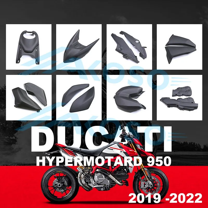 Carbon Fiber Dry Carbon Fairing Kit for Ducati Hypermotard Hacker 950 2019-2022 Complete Set Motorcycle Bodywork Modification
Carbon Fiber Dry Carbon Fairing Kit for Ducati Hypermotard Hacker 950 2019-2022 Complete Set Motorcycle Bodywork Modification