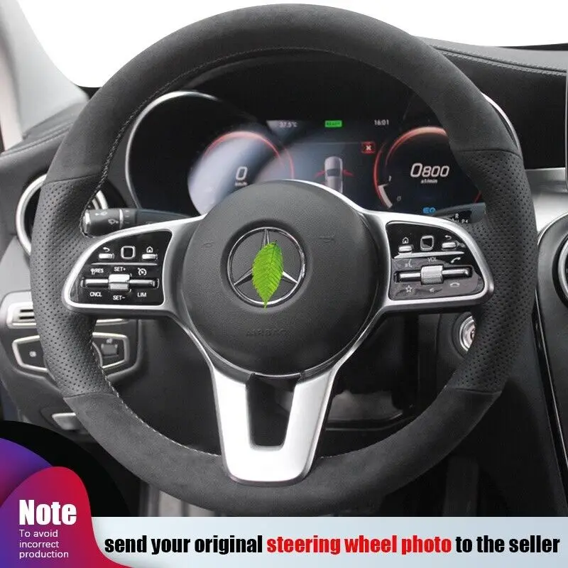 DIY Alcantara Hand-stitched Steering Wheel Cover For Mercedes Benz A W177 B W247 C W205 CLS-Class Car Interior Accessories
DIY Alcantara Hand-stitched Steering Wheel Cover For Mercedes Benz A W177 B W247 C W205 CLS-Class Car Interior Accessories