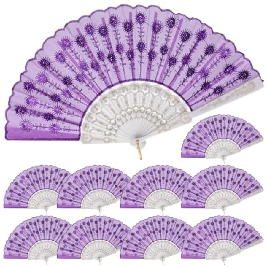 Fabric Folding Handheld Fans, Perfect for Weddings, Parties, and Dancing
Fabric Folding Handheld Fans, Perfect for Weddings, Parties, and Dancing