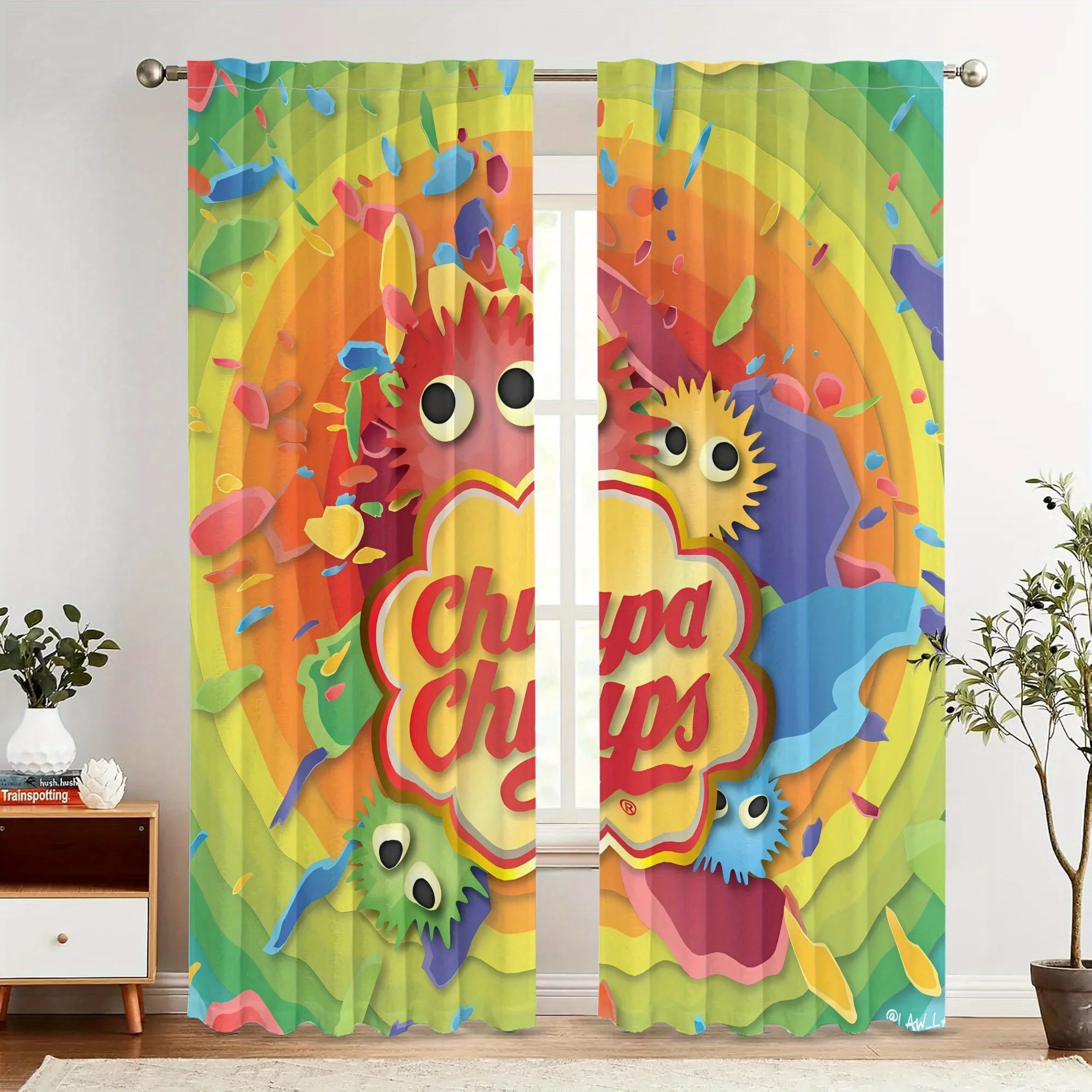 Colorful Pop Culture Cheetos Snack Theme Curtain Window Drapes for Fun Home Decoration Living Room Nursery Decor
Colorful Pop Culture Cheetos Snack Theme Curtain Window Drapes for Fun Home Decoration Living Room Nursery Decor