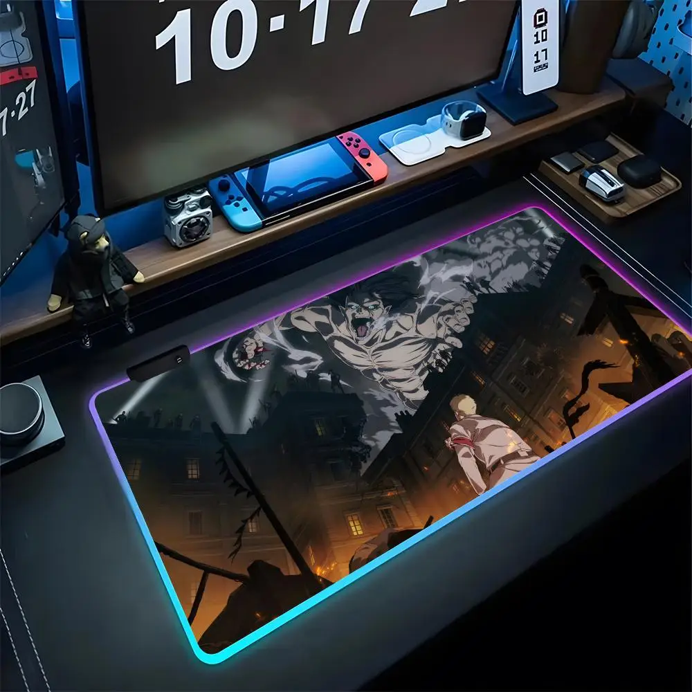 Attack On Titan Trendy Mouse Pad Gaming Valorant Rgb Mousepad Backlit Keyboard Gamer Girl Xxl Laptop Mat Table Pads Deskpad
Attack On Titan Trendy Mouse Pad Gaming Valorant Rgb Mousepad Backlit Keyboard Gamer Girl Xxl Laptop Mat Table Pads Deskpad