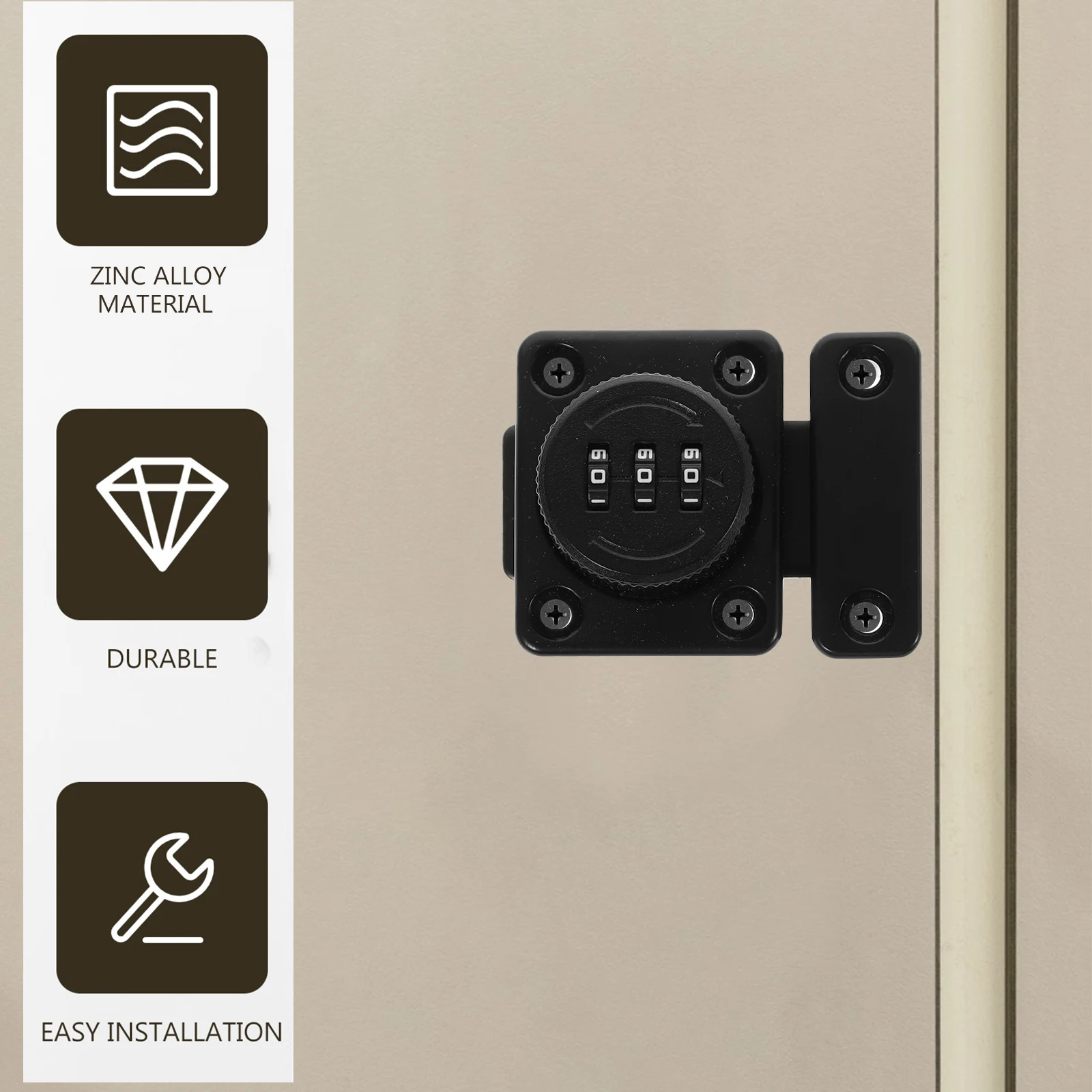 Password Lock Cabinet Door Combination Latch Cupboard Locks with Code Keyless for Drawer
Password Lock Cabinet Door Combination Latch Cupboard Locks with Code Keyless for Drawer
