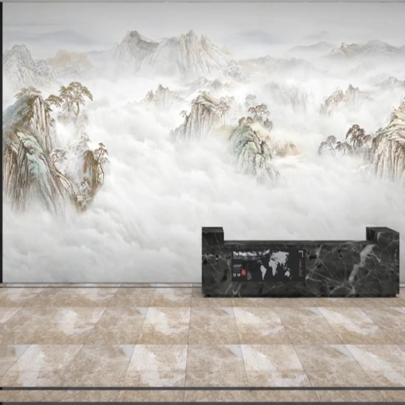 Custom Photo Wall Mural Mountain Cloud Landscape Chinese Style Wall Painting Wallpaper Living Room Bedroom TV Decor Background
Custom Photo Wall Mural Mountain Cloud Landscape Chinese Style Wall Painting Wallpaper Living Room Bedroom TV Decor Background