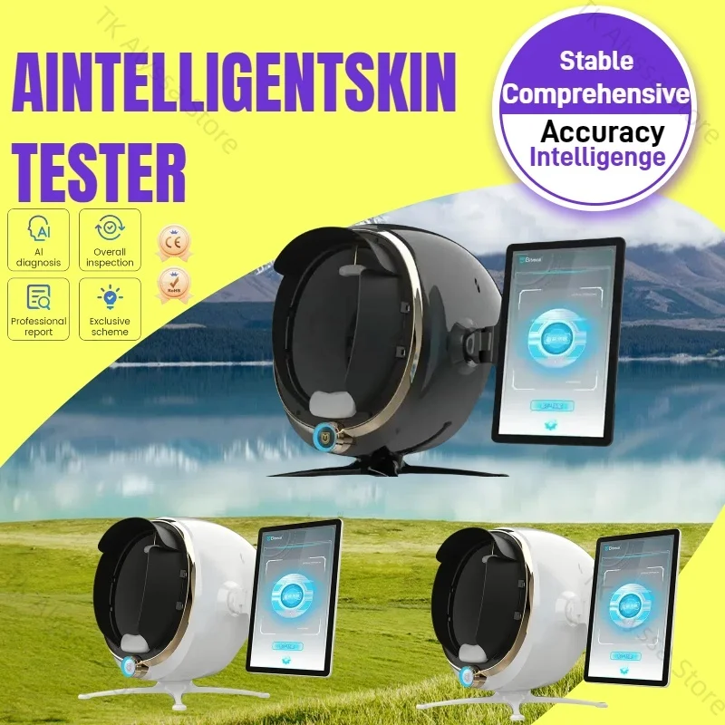 3D Skin Scanner Analyzer Machine Real-Time Facial Analysis with Pore Wrinkle Detection Magic Mirror Multi-Language APP
3D Skin Scanner Analyzer Machine Real-Time Facial Analysis with Pore Wrinkle Detection Magic Mirror Multi-Language APP