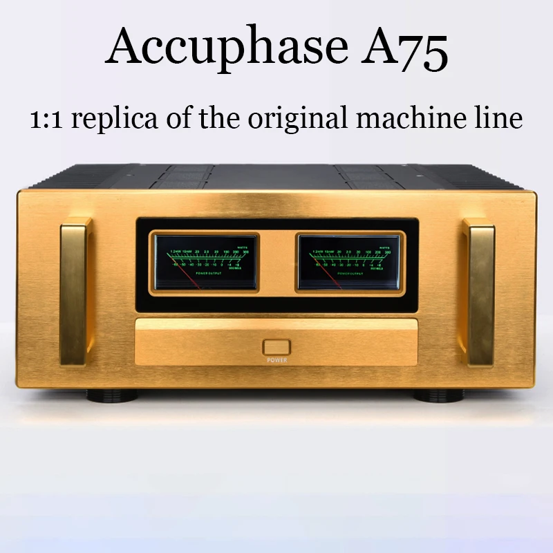 Усилитель мощности Accuphase A75, класс A, трубка с полевым эффектом, 120 Вт * 2, 1:1, Реплика оригинальной линии, домашний усилитель мощности Hi-Fi
Усилитель мощности Accuphase A75, класс A, трубка с полевым эффектом, 120 Вт * 2, 1:1, Реплика оригинальной линии, домашний усилитель мощности Hi-Fi