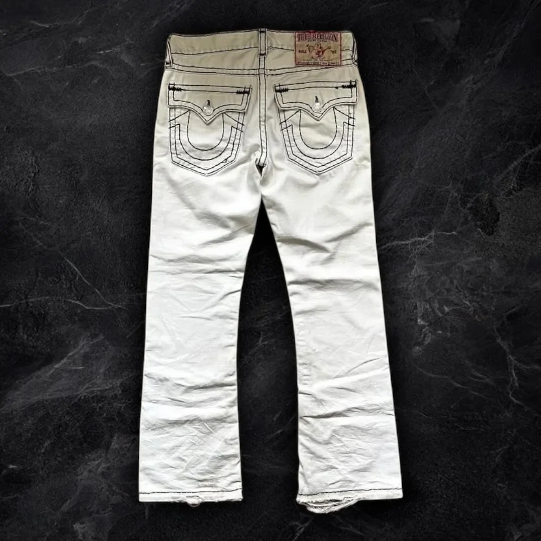 Embroidered loose jeans Harajuku Retro Line Letter Men's and Women's Street Clothing Y2K Pants Hip Hop Casual High Waist Jeans
Embroidered loose jeans Harajuku Retro Line Letter Men's and Women's Street Clothing Y2K Pants Hip Hop Casual High Waist Jeans