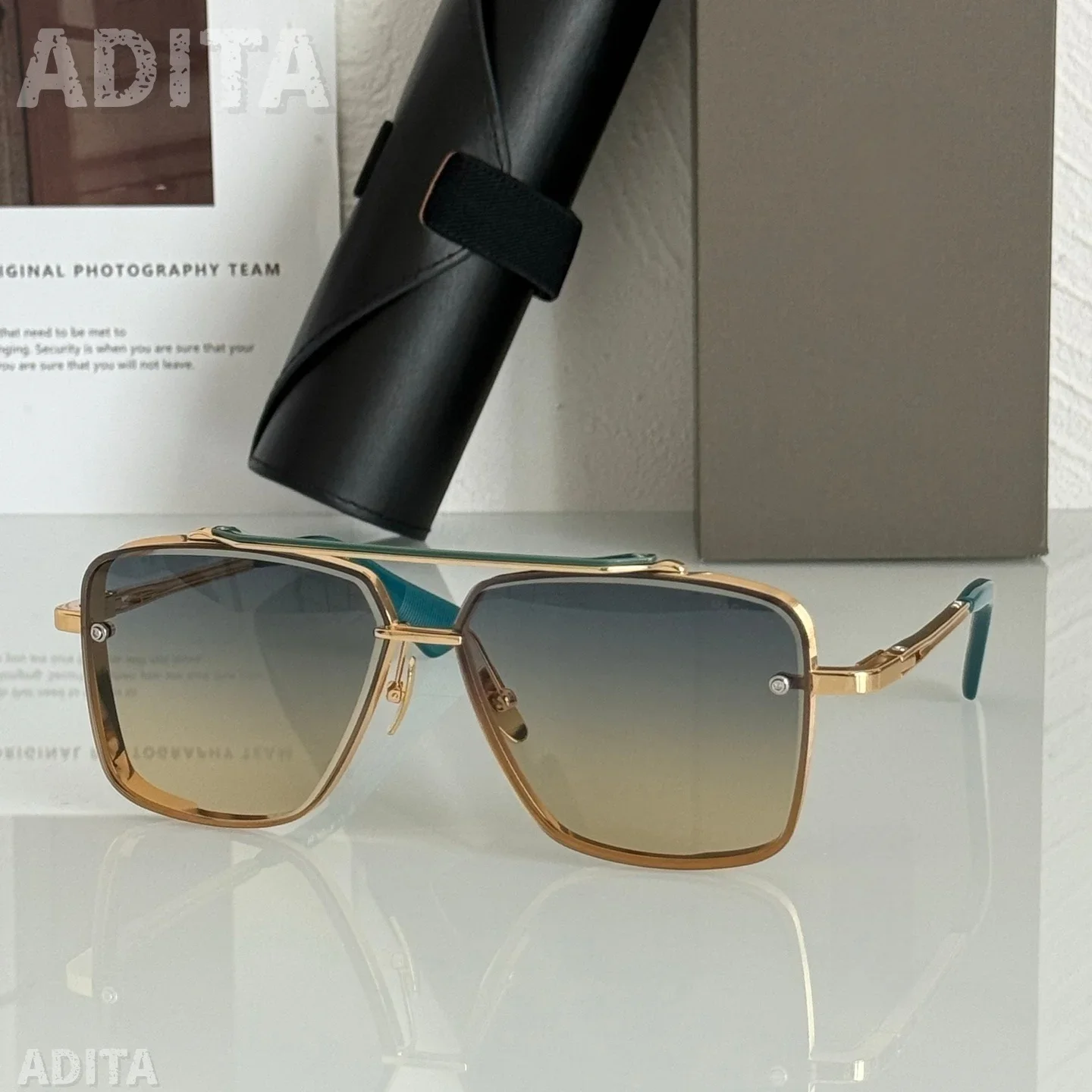 DT MACH SIX 62-12 Luxury Designer Fashion Sunglasses UV400 Top Quality for Men And Women with Box
DT MACH SIX 62-12 Luxury Designer Fashion Sunglasses UV400 Top Quality for Men And Women with Box