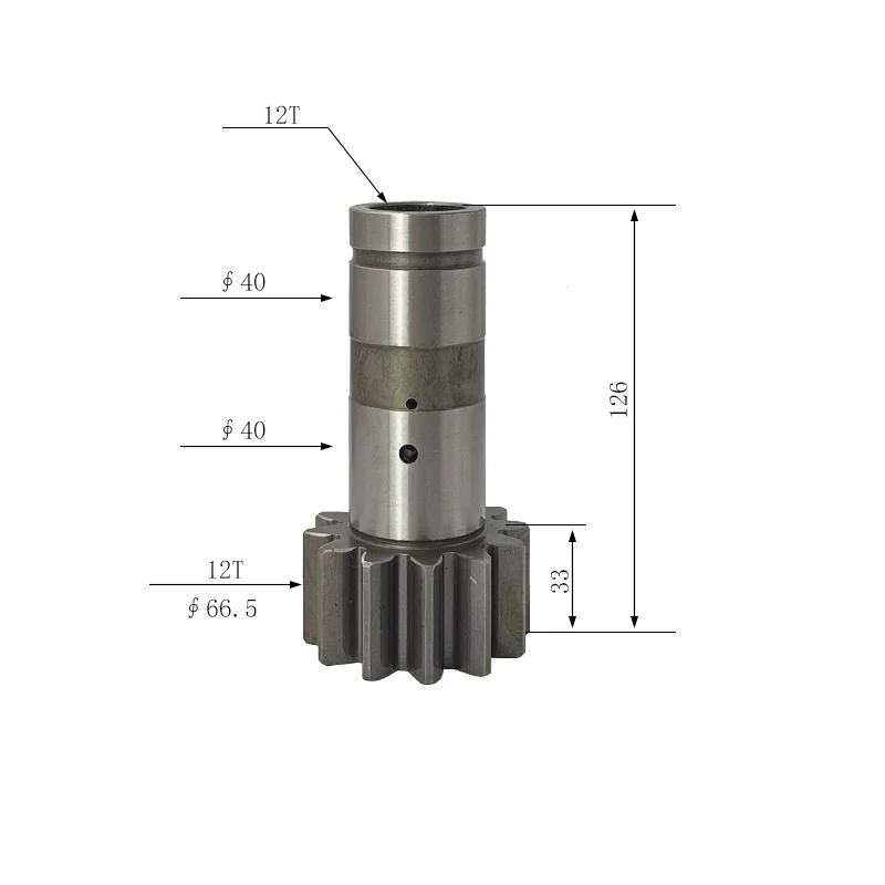 Wicknoson EZ17 Mini Excavator Swivel Motor Vertical Shaft Gear 12/12 Teeth Suitable for Mini Excavators
Wicknoson EZ17 Mini Excavator Swivel Motor Vertical Shaft Gear 12/12 Teeth Suitable for Mini Excavators