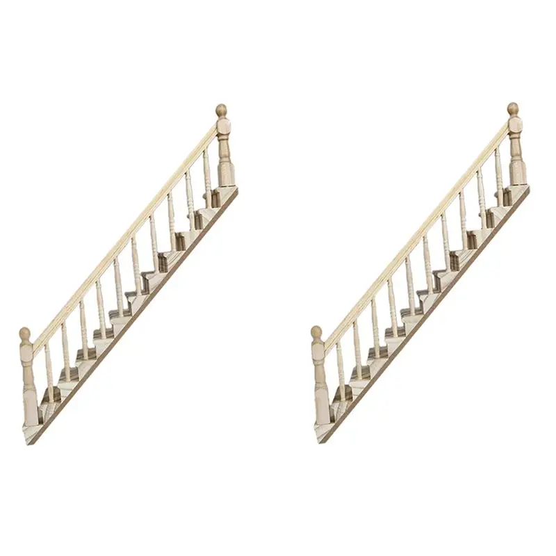 WOTT-2X 1:12 DIY кукольный домик миниатюрные аксессуары правая лестница перила деревянная мебель детский подарок Рождественская модель
WOTT-2X 1:12 DIY кукольный домик миниатюрные аксессуары правая лестница перила деревянная мебель детский подарок Рождественская модель