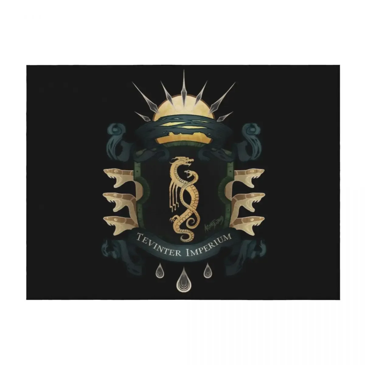Dragon Age: Tevinter Imperium Heraldry Throw Blanket Blankets For Sofas Luxury Throw Luxury Designer Plush Blankets
Dragon Age: Tevinter Imperium Heraldry Throw Blanket Blankets For Sofas Luxury Throw Luxury Designer Plush Blankets