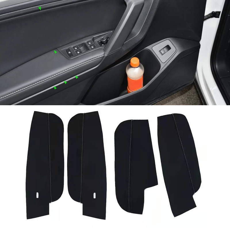 For VW Tiguan 2017 2018 2019 4pcs Black with 1 White Thread Microfiber Leather Interior Door Armrest Panel Cover Protective Trim
For VW Tiguan 2017 2018 2019 4pcs Black with 1 White Thread Microfiber Leather Interior Door Armrest Panel Cover Protective Trim