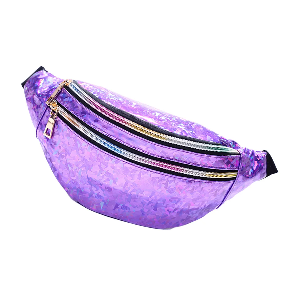 Colorful Reflective Waist Bag Lightweight Durable Fanny Pack Sequin Waist Pouch Outdoor Travel for Ladies Dazzling 
Colorful Reflective Waist Bag Lightweight Durable Fanny Pack Sequin Waist Pouch Outdoor Travel for Ladies Dazzling