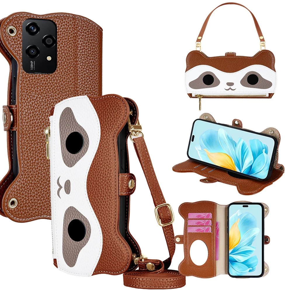 Кожаный чехол для Honor 200 Smart Lite X9c Smart X9b X9a X9 5G с длинным + коротким ремешком, зеркальные держатели для карт
Кожаный чехол для Honor 200 Smart Lite X9c Smart X9b X9a X9 5G с длинным + коротким ремешком, зеркальные держатели для карт