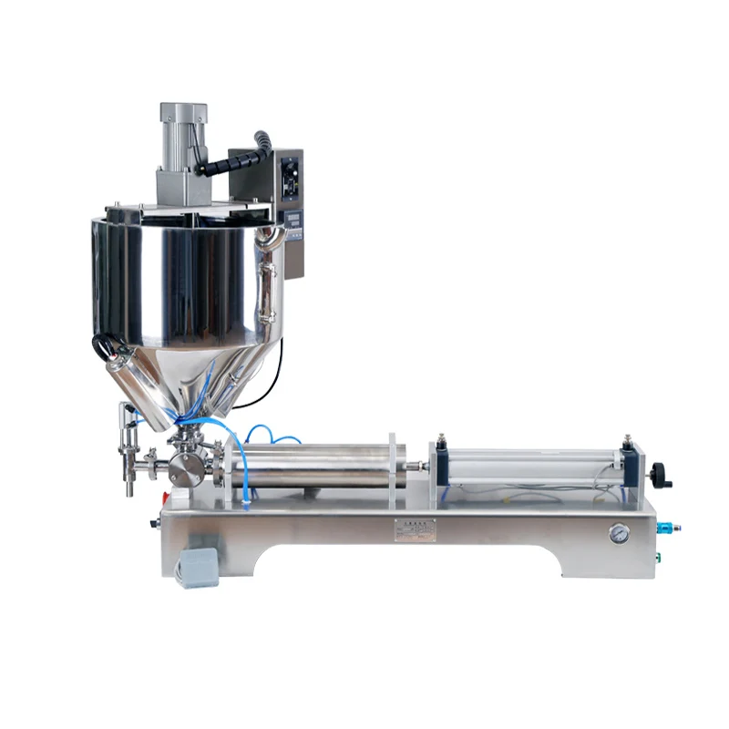 Paste Liquid Filling Machine Peanut Butter Honey Cream Emulsion Heating Stir Type Filling Machine
Paste Liquid Filling Machine Peanut Butter Honey Cream Emulsion Heating Stir Type Filling Machine
