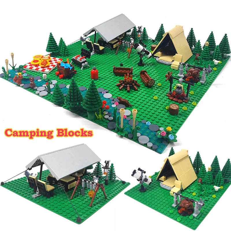 Открытый кемпинг вид собранные MOC строительные блоки лесная палатка/кемпинг приключения/пикник когтей/барбекю DIY игрушки кирпичи подарки
Открытый кемпинг вид собранные MOC строительные блоки лесная палатка/кемпинг приключения/пикник когтей/барбекю DIY игрушки кирпичи подарки
