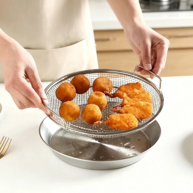 Поднос для фильтра из нержавеющей стали, многоразовая круглая сетчатая корзина, жарка на гриле, кухонное ситечко, корзина для фильтрации воды с фруктами и овощами 
Поднос для фильтра из нержавеющей стали, многоразовая круглая сетчатая корзина, жарка на гриле, кухонное ситечко, корзина для фильтрации воды с фруктами и овощами