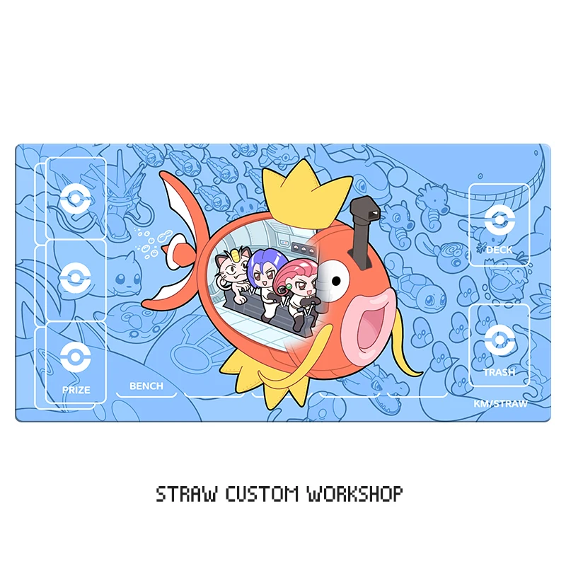 PTCG Team Rocket Meowth Jessie James Magikarp аниме игра резиновый коврик для карт коврик для мыши коврик для клавиатуры 580*300*2 мм
PTCG Team Rocket Meowth Jessie James Magikarp аниме игра резиновый коврик для карт коврик для мыши коврик для клавиатуры 580*300*2 мм