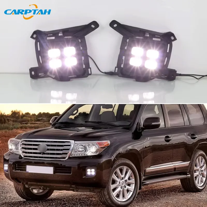 Car LED Daytime Running Light For Toyota Land Cruiser 200 2012 2013 2014 2015 Decoration Daylight Auto Turn Signal Indicator DRL
Car LED Daytime Running Light For Toyota Land Cruiser 200 2012 2013 2014 2015 Decoration Daylight Auto Turn Signal Indicator DRL