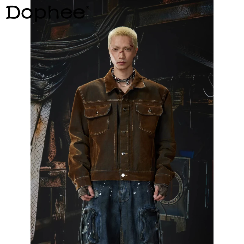 Men's 2026 Spring New High-end Fashion Loose Comfort Jackets Button Decorative Coats Male Long Sleeve Handsome Unique Chic Tops
Men's 2026 Spring New High-end Fashion Loose Comfort Jackets Button Decorative Coats Male Long Sleeve Handsome Unique Chic Tops