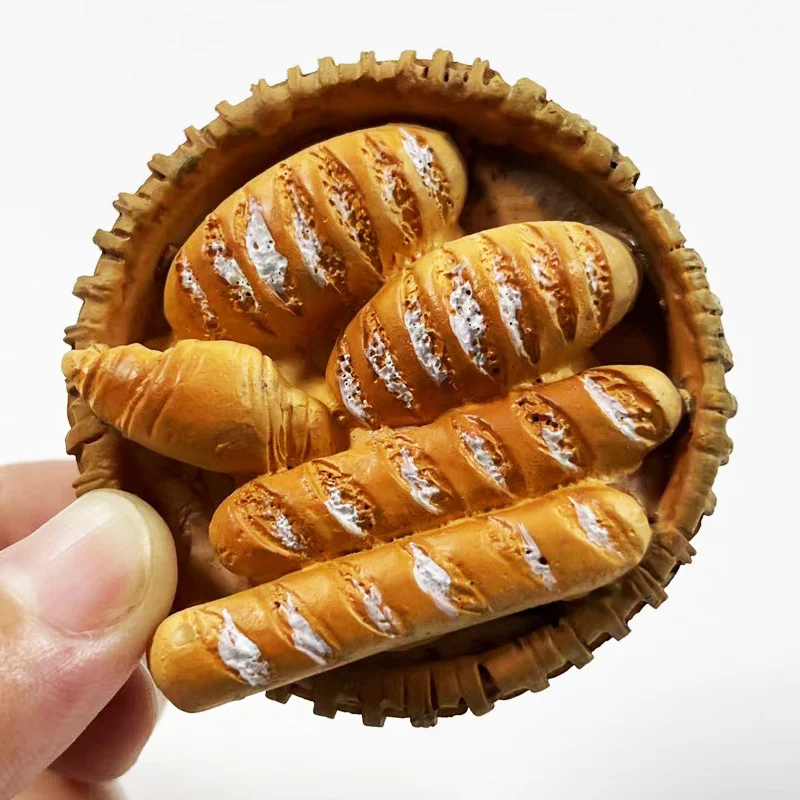 French Style Basket Bread Fridge Magnet Simulation Food 3D Resin Refrigerator Magnet- Perfect Home Decor Gift
French Style Basket Bread Fridge Magnet Simulation Food 3D Resin Refrigerator Magnet- Perfect Home Decor Gift