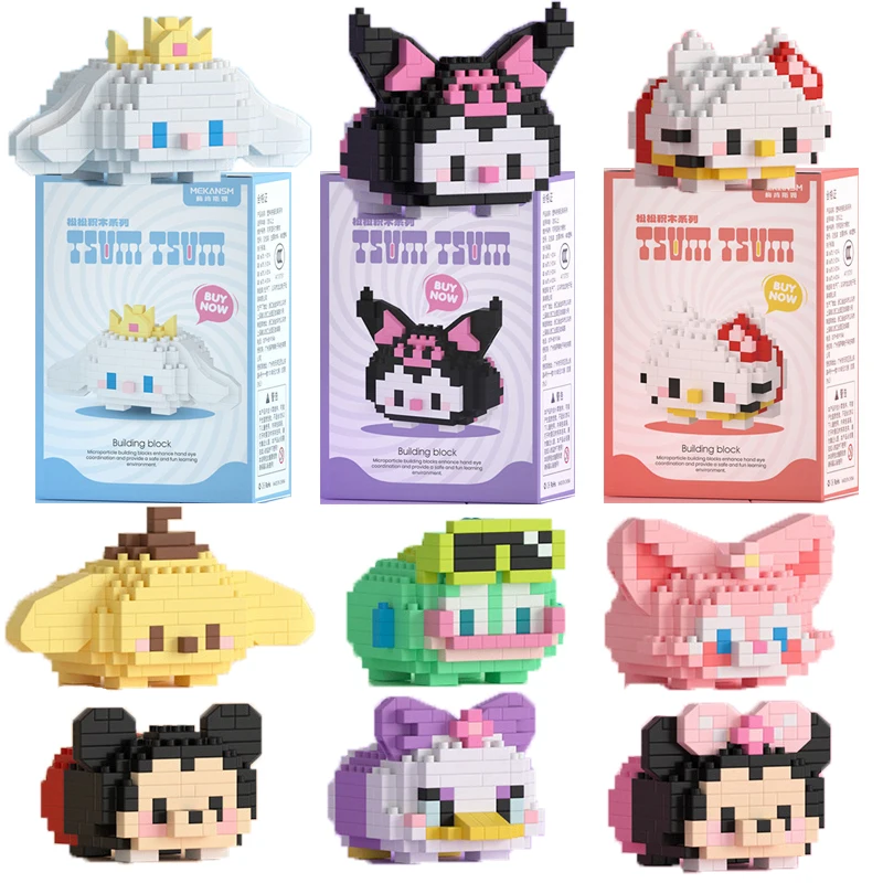 Disney Mickey Minnie Particle Building Blocks Cartoon Q Version Doll Kuromi Kitty Desktop DIY Ornaments boy girls birthday gifts
Disney Mickey Minnie Particle Building Blocks Cartoon Q Version Doll Kuromi Kitty Desktop DIY Ornaments boy girls birthday gifts