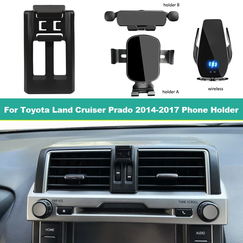 Dedicated Car Mobile Phone Holder For Toyota Land Cruiser Prado 150 2014-2017 Wireless Charging Fixed Bracket Base MagSafe Mount
Dedicated Car Mobile Phone Holder For Toyota Land Cruiser Prado 150 2014-2017 Wireless Charging Fixed Bracket Base MagSafe Mount