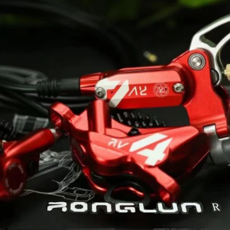 Ronlun RV4 brake four-piston oil pressure disc brake light peak conversion speed street climbing mountain bike bicycle soft tail
Ronlun RV4 brake four-piston oil pressure disc brake light peak conversion speed street climbing mountain bike bicycle soft tail