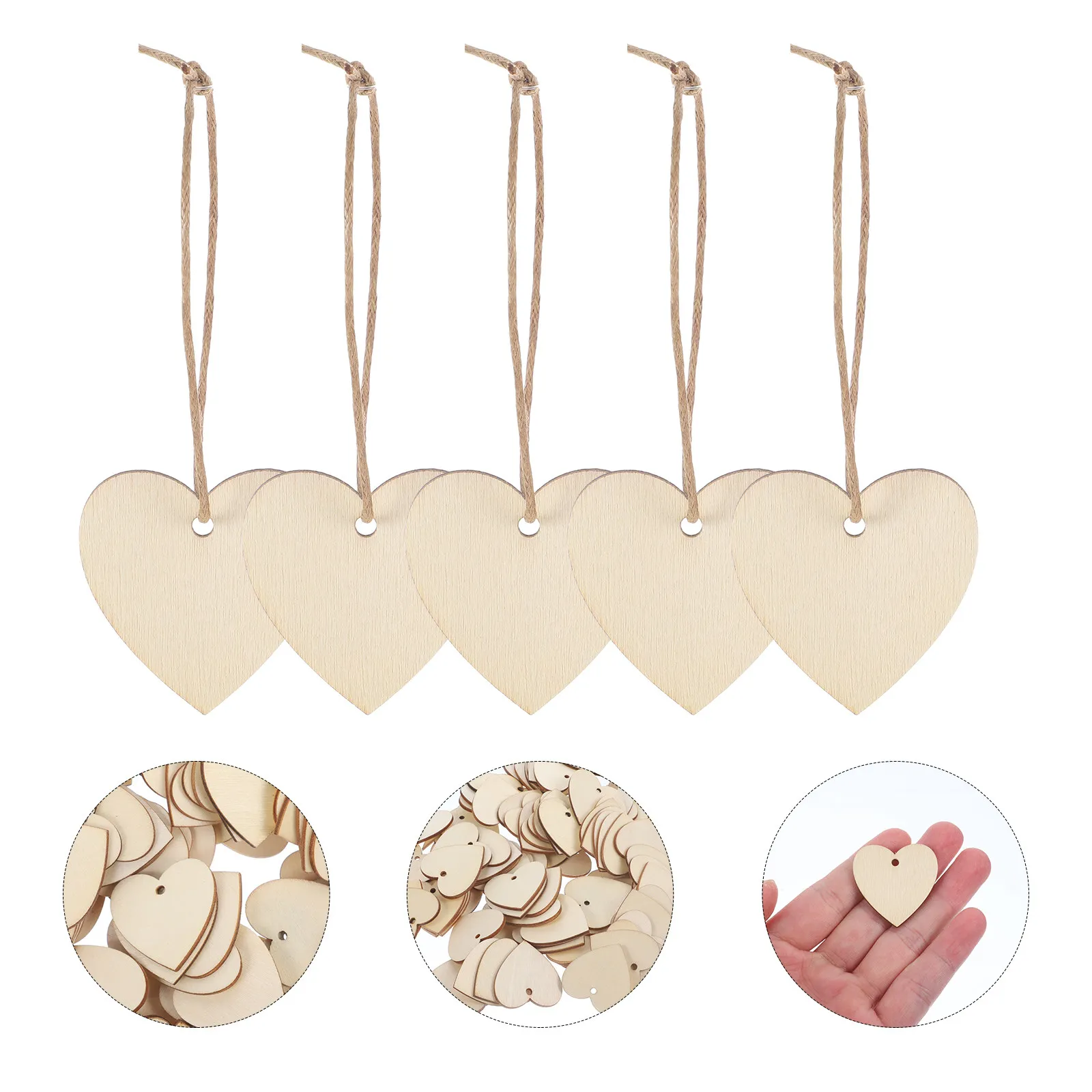 200Pcs Wooden Heart Pendant Blank Wood Slices Unfinished Craft Tags DIY Decor for Valentine Home Decoration Heart Wooden Slice
200Pcs Wooden Heart Pendant Blank Wood Slices Unfinished Craft Tags DIY Decor for Valentine Home Decoration Heart Wooden Slice