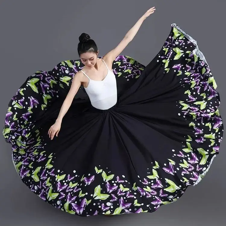 Women's 720 Degree Flamenco Dance Skirt - Large Geometric Print Modern Classical Stage Performance Costume
Women's 720 Degree Flamenco Dance Skirt - Large Geometric Print Modern Classical Stage Performance Costume